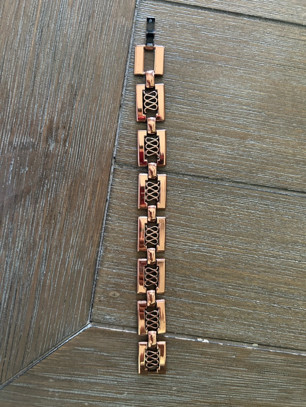 Renoir Vtg Copper link Bracelet Unisex - Picture 8 of 9